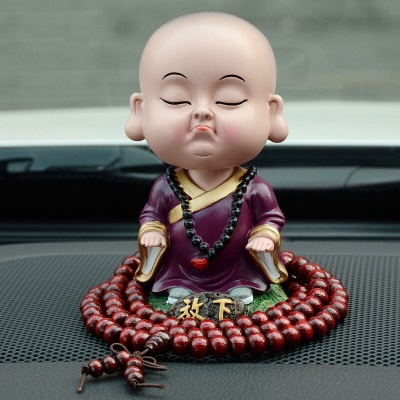 新升级摇头小和尚-放下