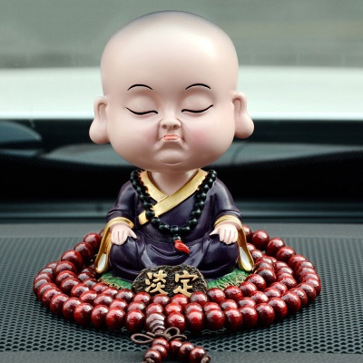 新升级摇头小和尚-淡定