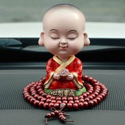 新升级摇头小和尚-心想事成