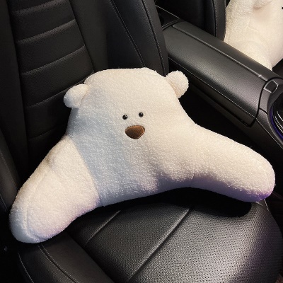 腰靠1个【白熊羊羔毛】