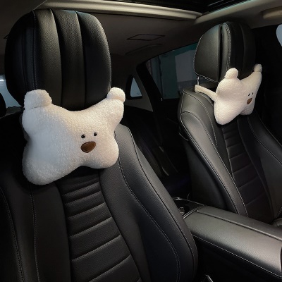 头枕2个【白熊羊羔毛】