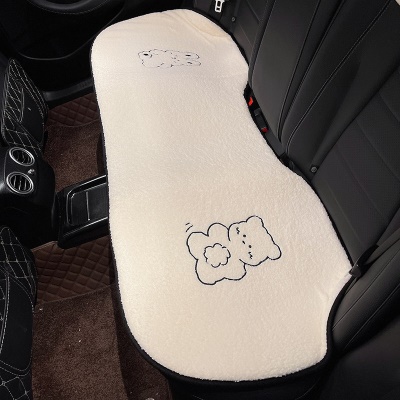 后排坐垫1张【白熊羊羔毛】