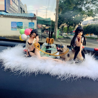 女帝+雪乃+白狗+邂逅+彩球+毛垫