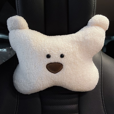头枕1个【白熊羊羔毛】